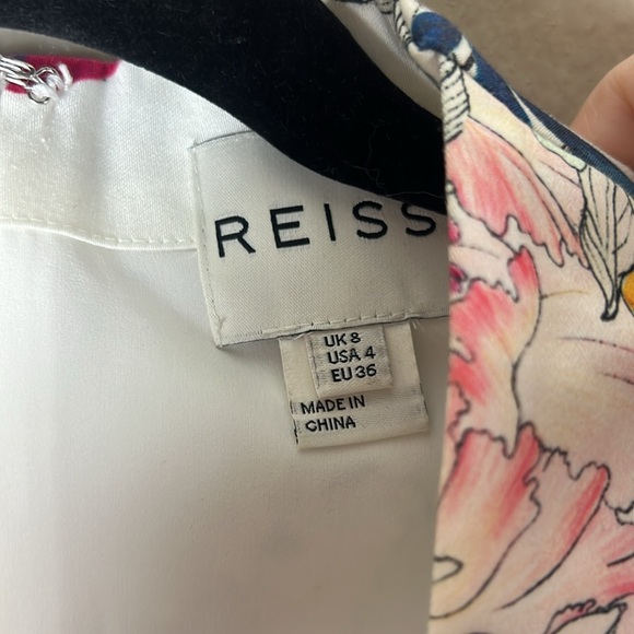 Reiss Floral Shift Onie Sugar Printed Dress - Picture 5 of 9